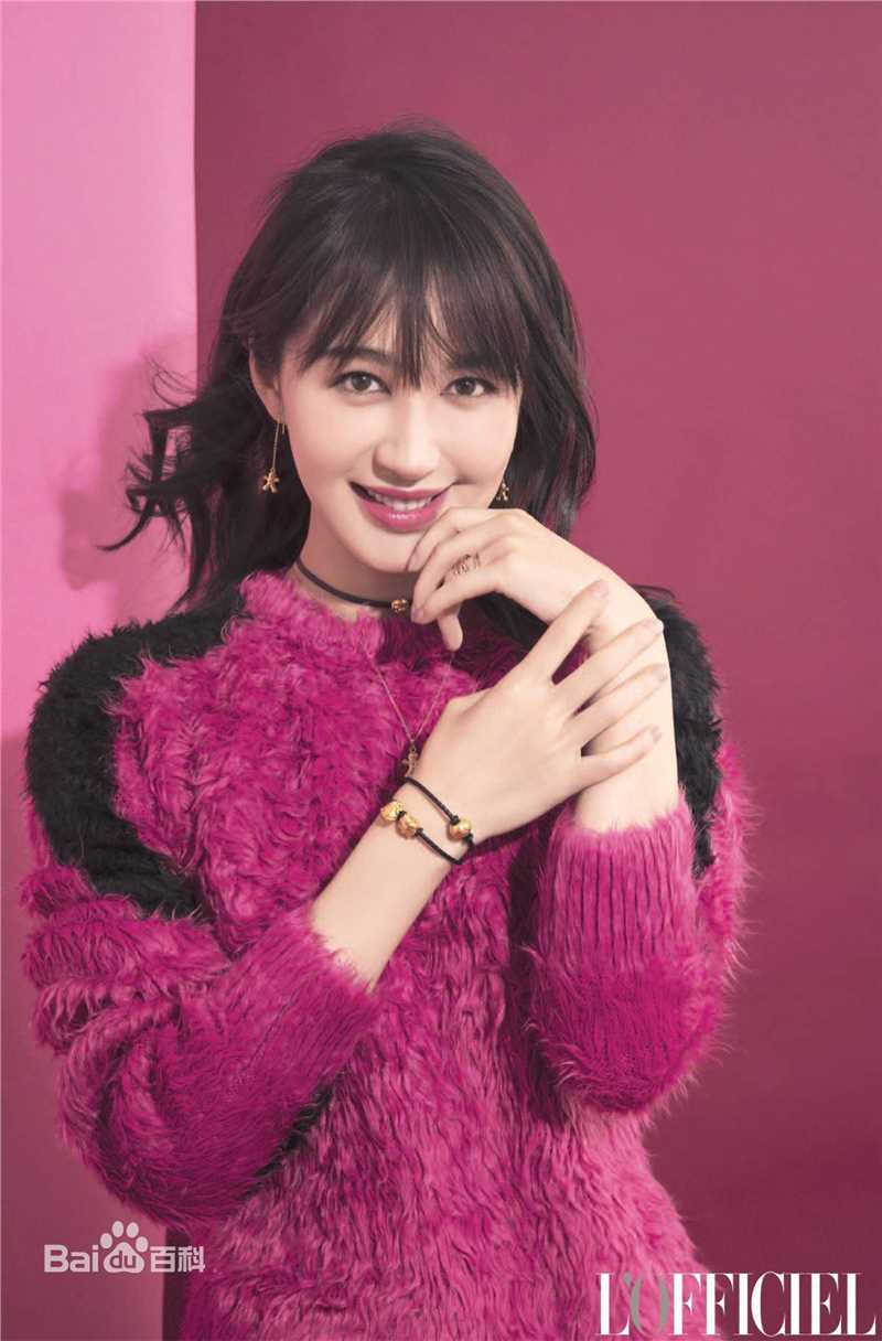 李菲儿时装LOFFICIEL前后照片