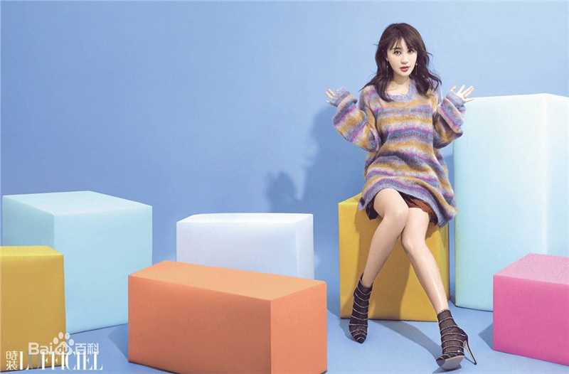 李菲儿时装LOFFICIEL前后照片