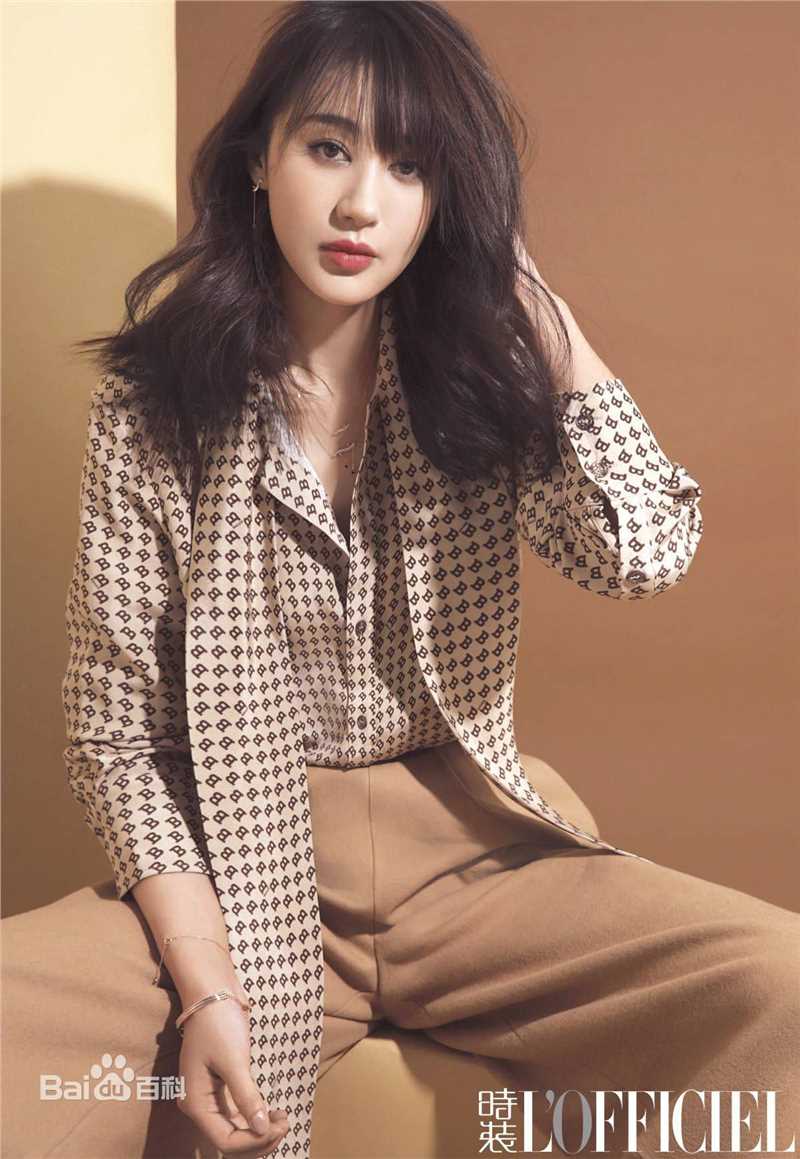 李菲儿时装LOFFICIEL前后照片