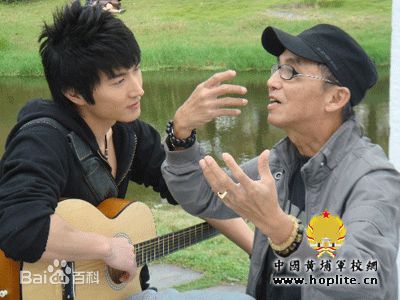 李力安(lalee)拍戏现场前后照片