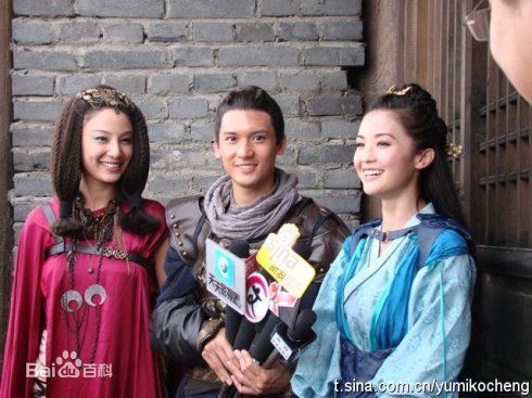 高清郑希怡(Yumiko cheng)在《剑侠情缘》探班照片中的图集