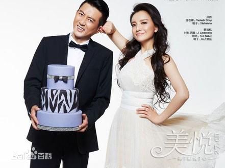 孙茜浪漫婚纱照前后照片