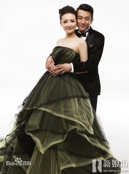 孙茜浪漫婚纱照前后照片