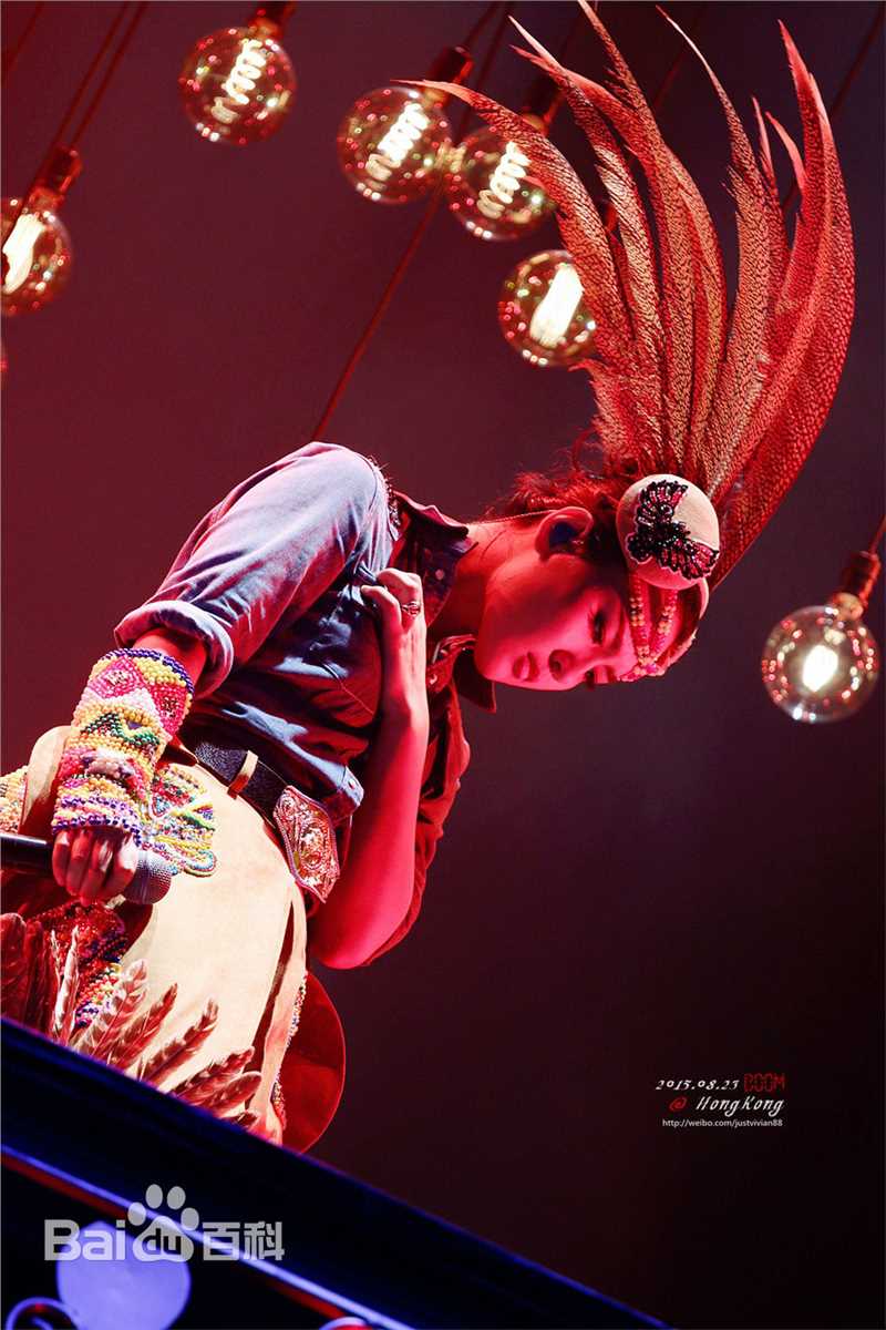 周笔畅(BiBi Zhou)“BOOM!”巡回演唱会生活照