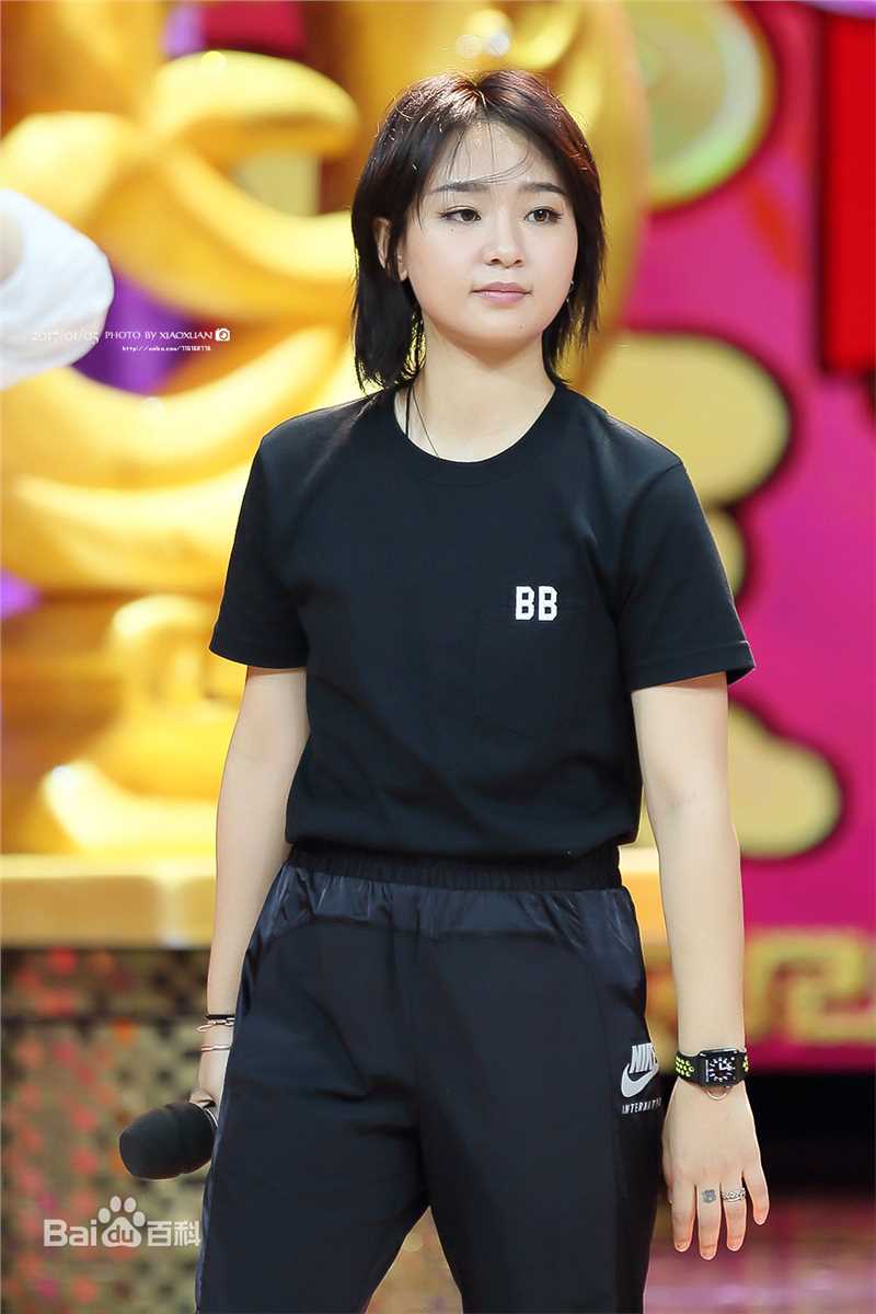 周笔畅(BiBi Zhou)20170105 长沙 快乐大本营录制生活照相册