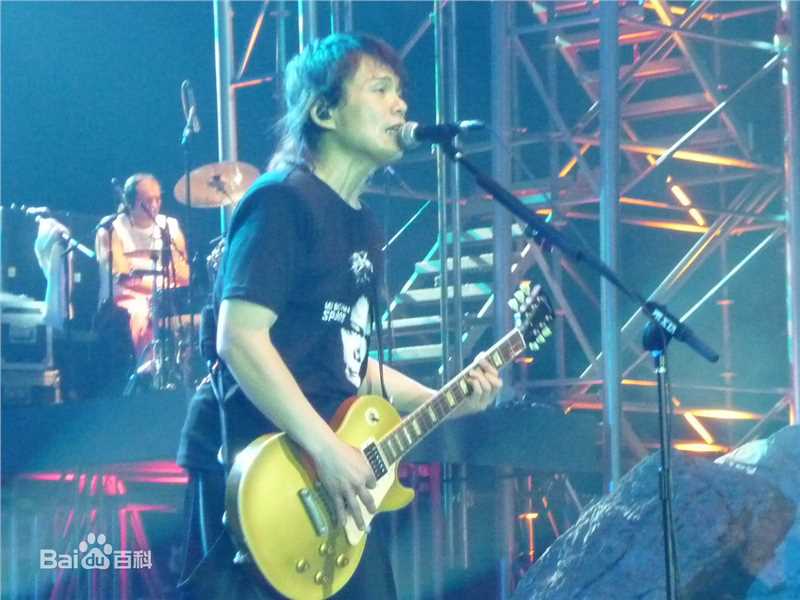 伍佰(Wu Bai)2009年上海太空弹演唱性感图片壁纸