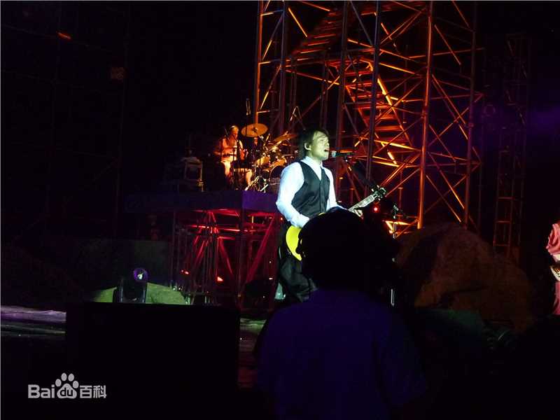 伍佰(Wu Bai)2009年上海太空弹演唱性感图片壁纸