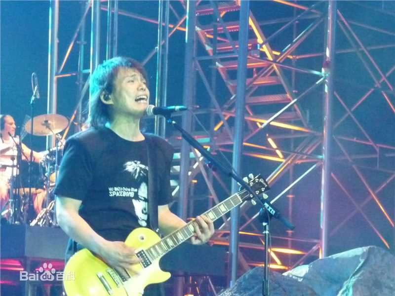 伍佰(Wu Bai)2009年上海太空弹演唱性感图片壁纸