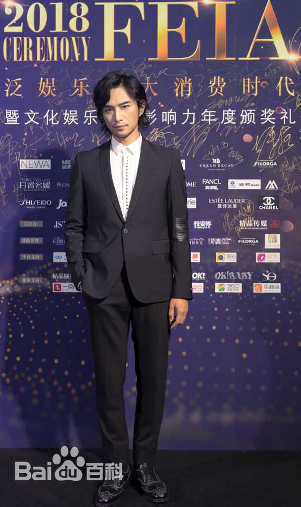 张晓晨(Edward Zhang)颁奖仪式照前后照片