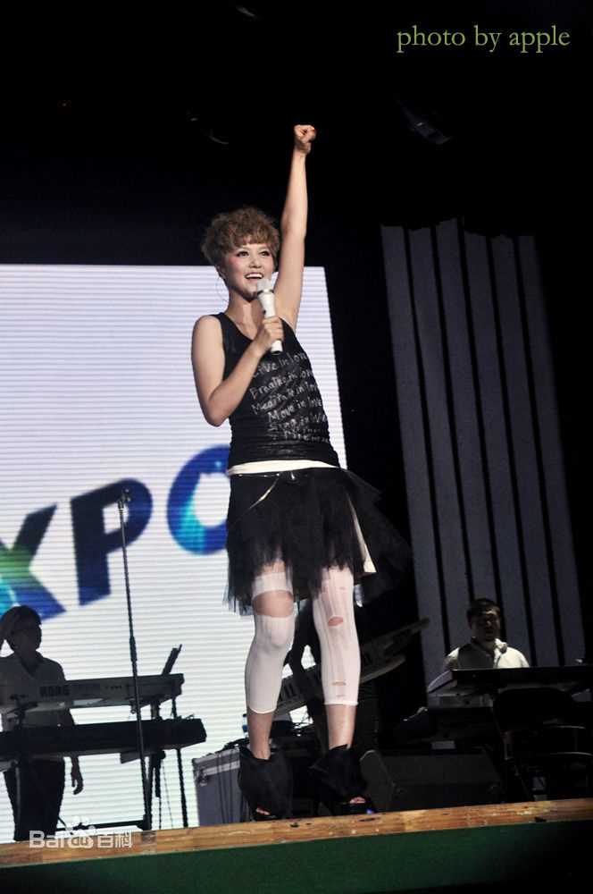 谭维维(Sitar tan)20100817世博音乐会性感图片图集