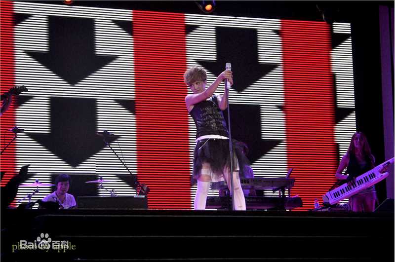 谭维维(Sitar tan)20100817世博音乐会性感图片图集