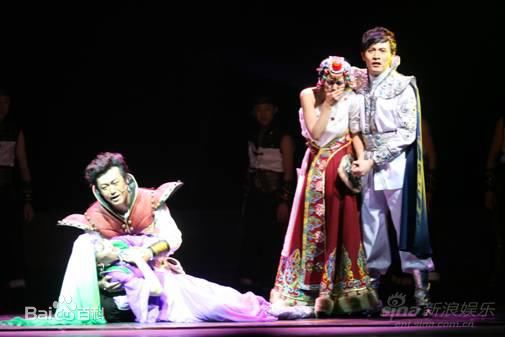 谭维维(Sitar tan)在音乐剧《花儿与少年》中的