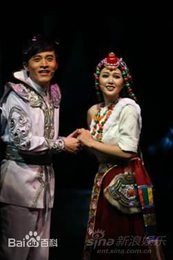 谭维维(Sitar tan)在音乐剧《花儿与少年》中的