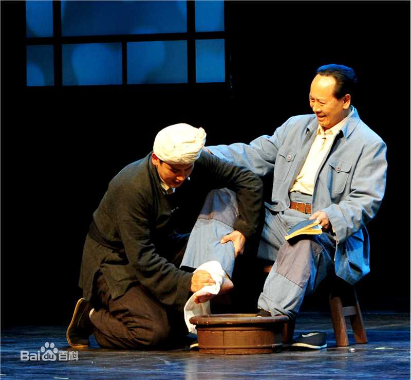 于晓光(Ethan)在话剧《毛泽东和他的长子》中的