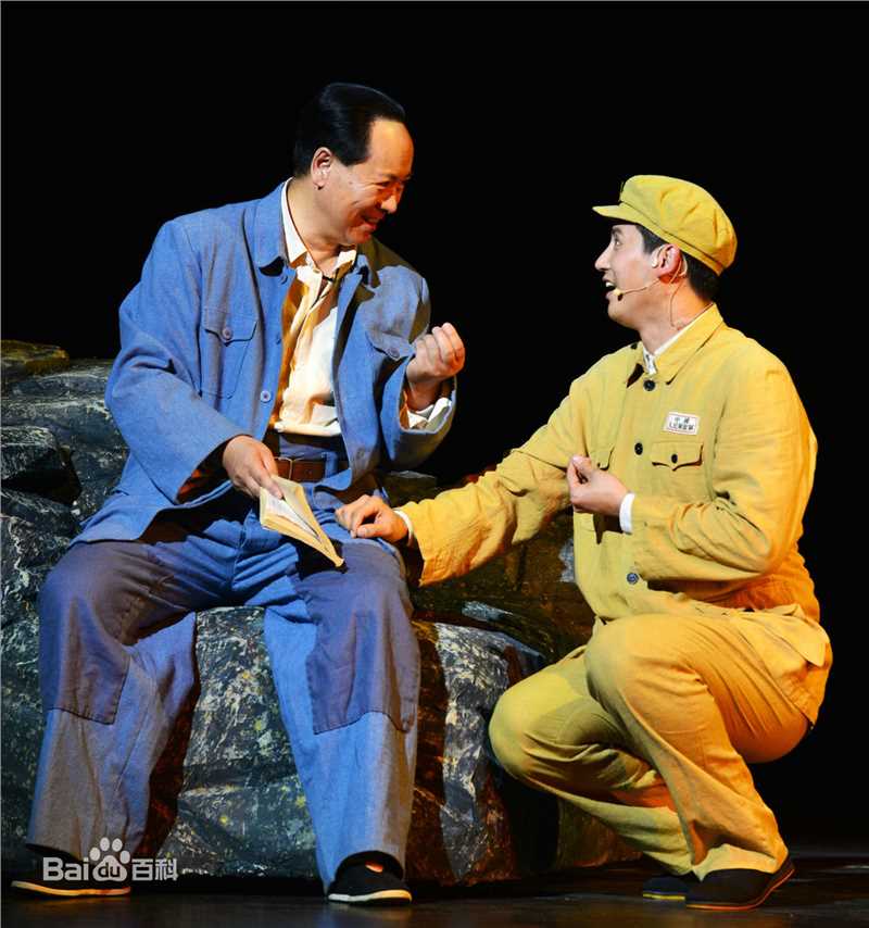 于晓光(Ethan)在话剧《毛泽东和他的长子》中的