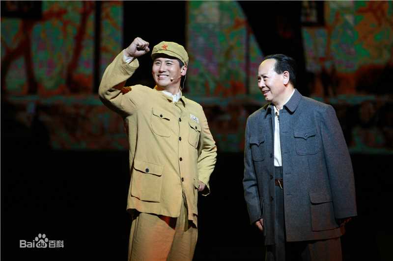 于晓光(Ethan)在话剧《毛泽东和他的长子》中的