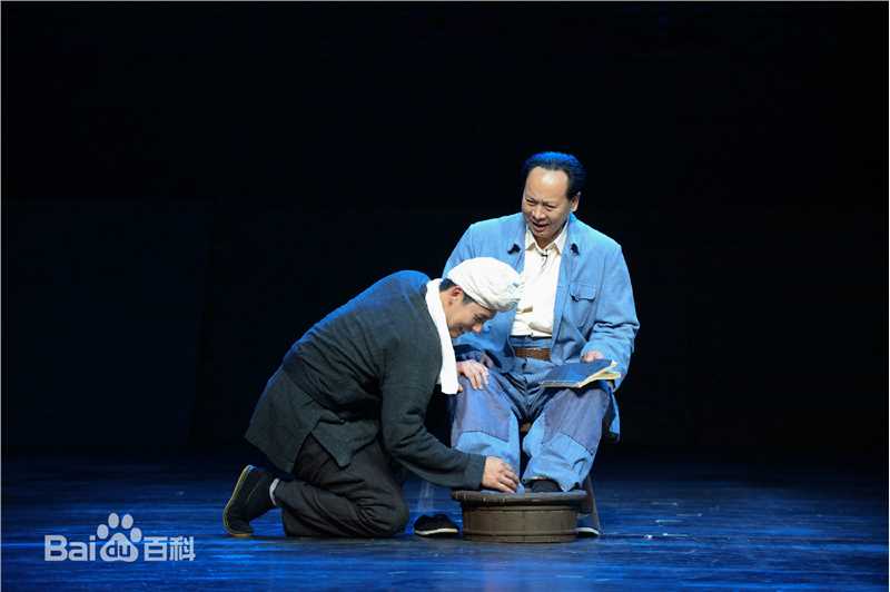 于晓光(Ethan)在话剧《毛泽东和他的长子》中的