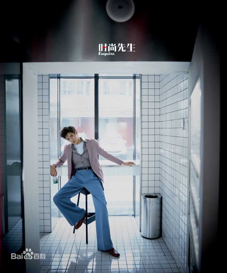 精选彦希(Saixixi)在《时尚先生》  2019年2月刊中的图册