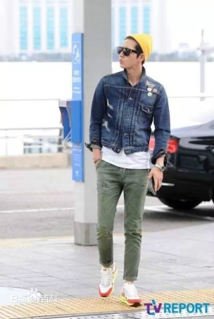 朴海镇(/Park Hae Jin/パクヘジソ)机场街拍性感图片图集