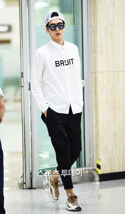 朴海镇(/Park Hae Jin/パクヘジソ)机场街拍性感图片图集