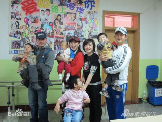 谭洋公益活动前后照片