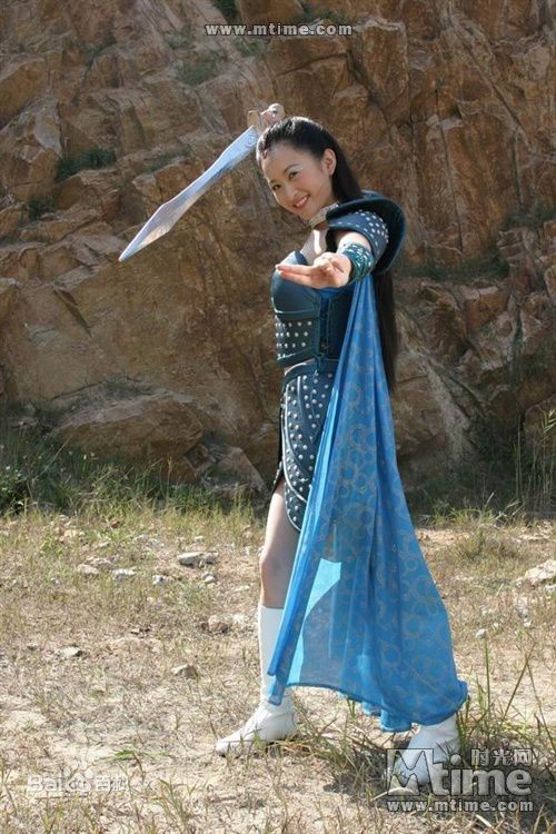 杨蕊(Reny)欢天喜地七仙女，五公主青儿素颜照壁纸