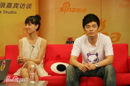 赵霁(Evonne)新浪访谈前后照片