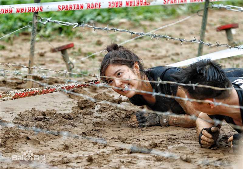 赵奕欢(Chloe Zhao)斯巴达勇士赛素颜照相册