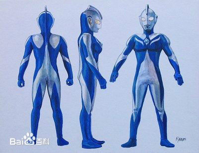 高斯·奥特曼(ウルトラマンコスモス<br>Ultraman Coos)月神模式壁纸壁纸