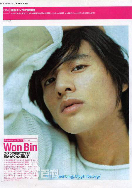 元斌(Won Bin)最新、其他杂志等图集
