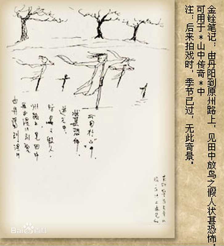 胡金铨(King Hu)分镜图、造型图稿图片图集