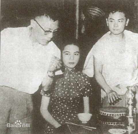 胡金铨(King Hu)演员时代前后照片