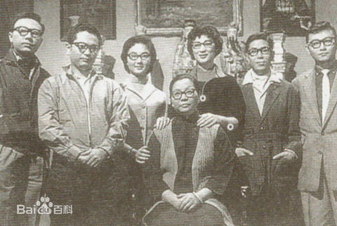 胡金铨(King Hu)演员时代前后照片