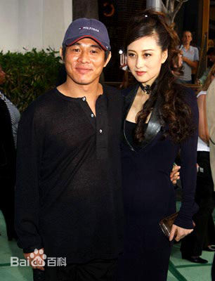 利智(Nina Li)与李连杰合照生活照相册