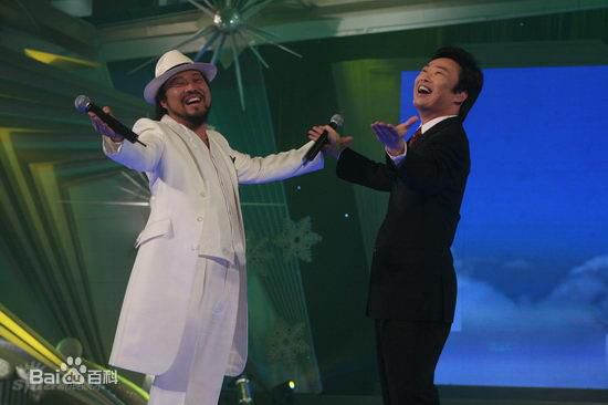 张菲(Fei Chang)与费玉清合影素颜照相册