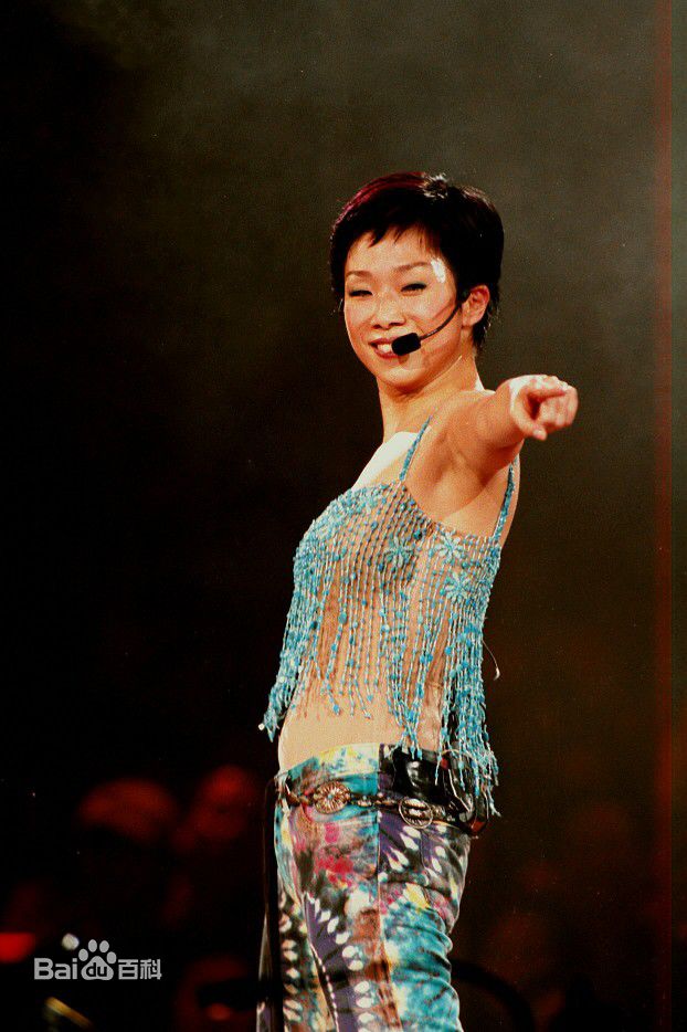 林忆莲(Sandy Lam)2002香港演唱会前后照片