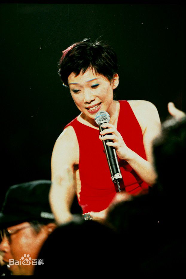 林忆莲(Sandy Lam)2002香港演唱会前后照片