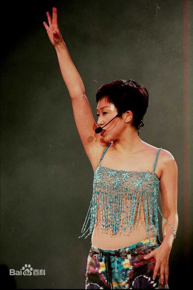 林忆莲(Sandy Lam)2002香港演唱会前后照片