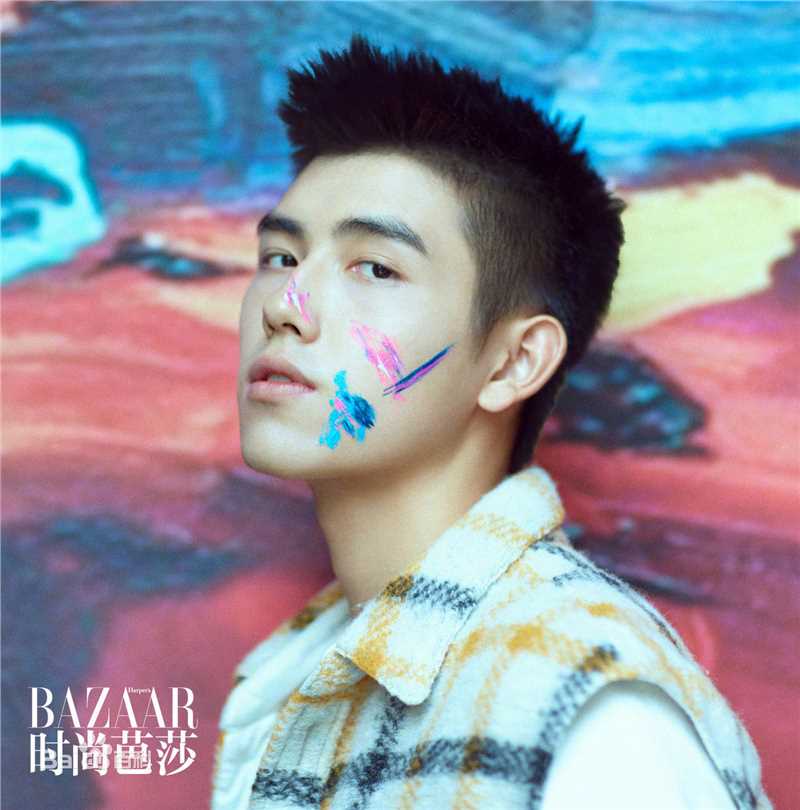 陈飞宇时尚芭莎前后照片