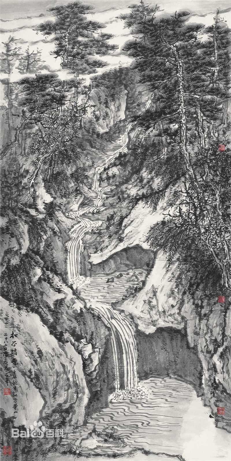 石峰作品前后照片