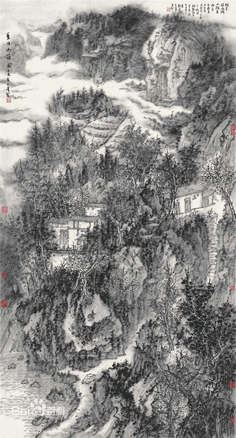 石峰作品前后照片