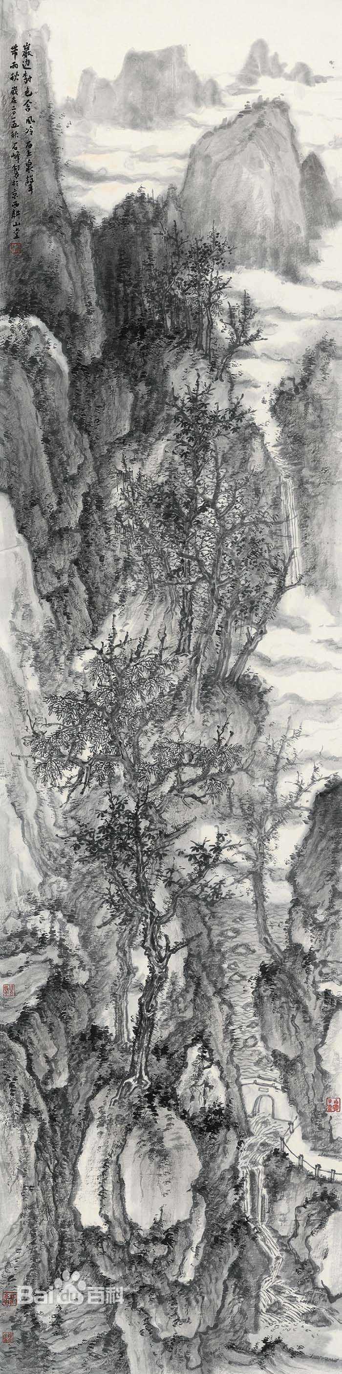 石峰作品前后照片