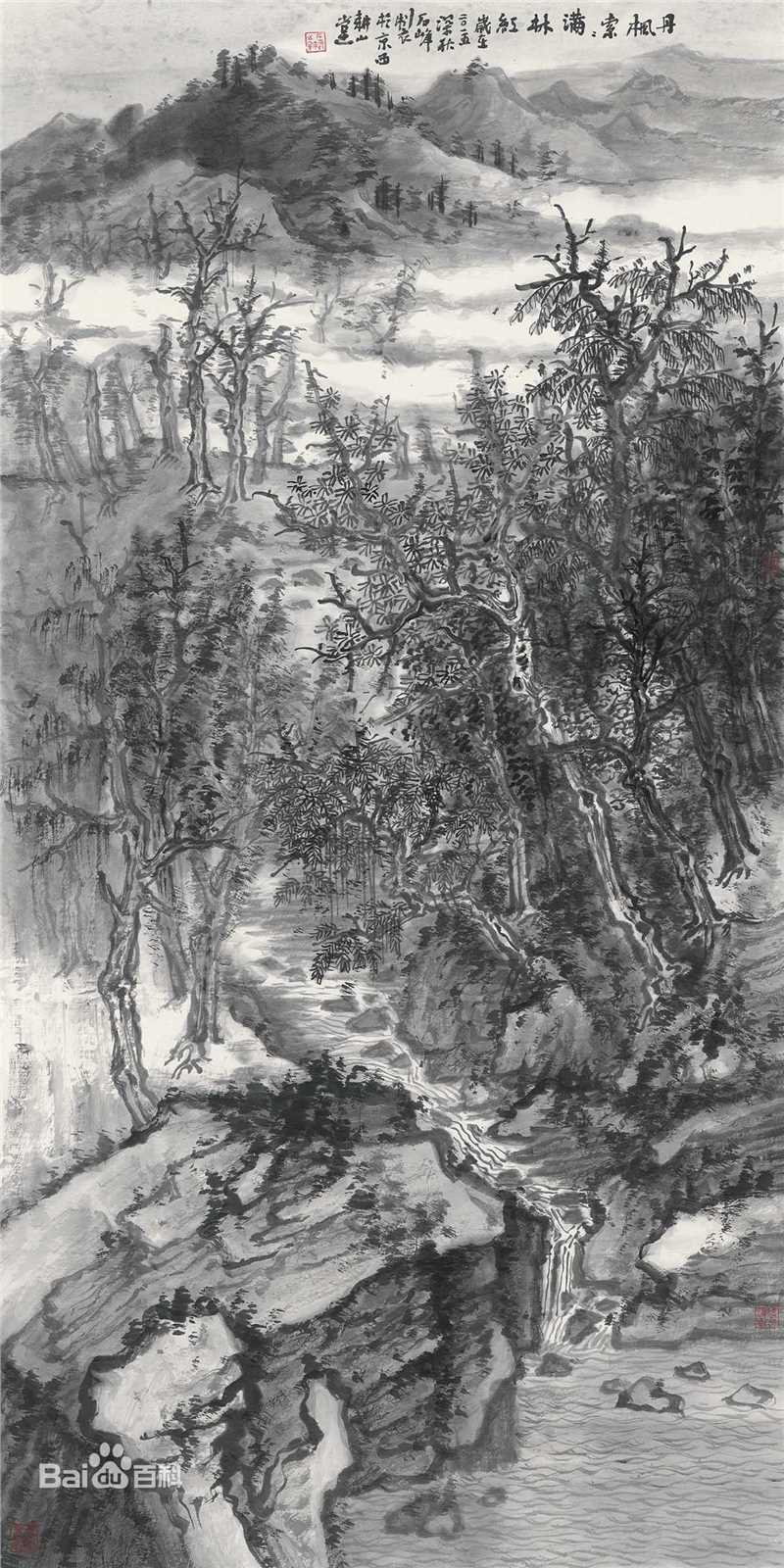 石峰作品前后照片