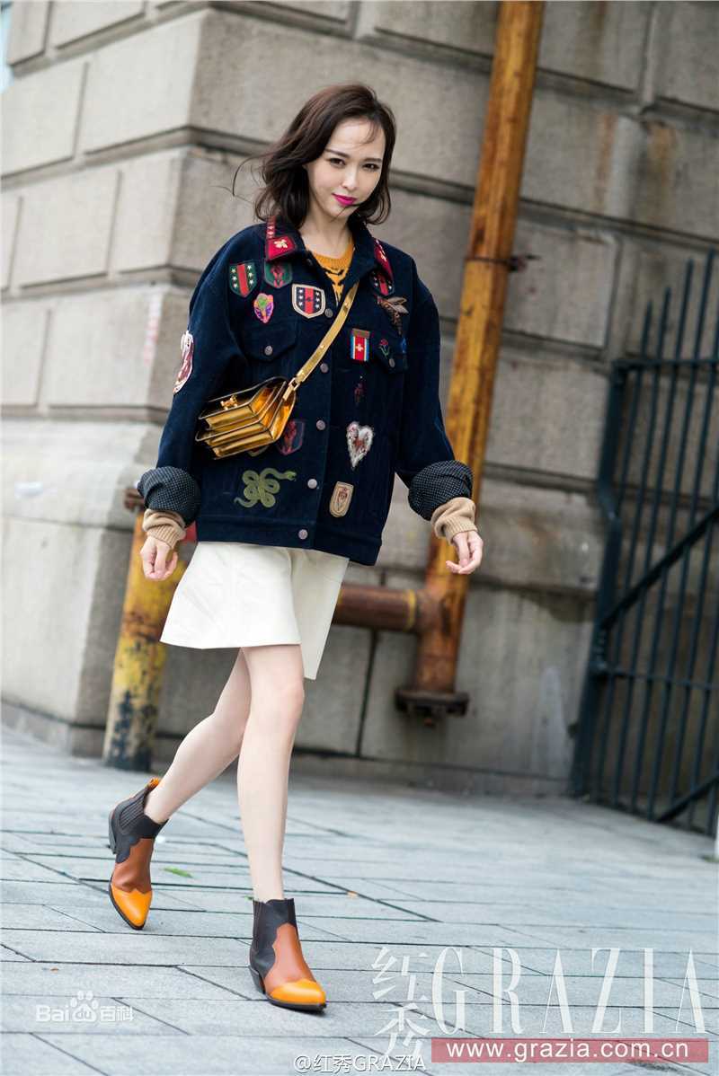 唐嫣(Tang Yan，Tiffany Tang)时尚街拍壁纸壁纸