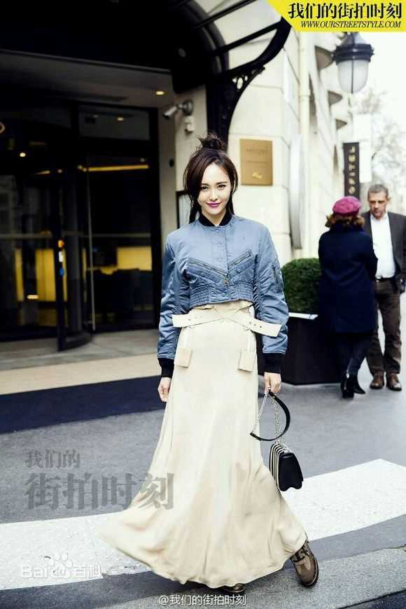 唐嫣(Tang Yan，Tiffany Tang)时尚街拍壁纸壁纸