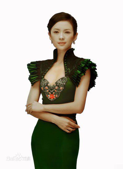 章子怡(Zhang Ziyi)拍国家宣传片前后照片