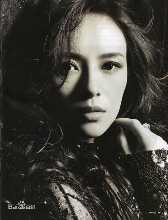 章子怡(Zhang Ziyi)时尚大片素颜照壁纸