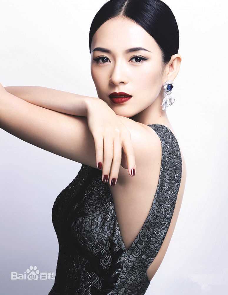 章子怡(Zhang Ziyi)时尚大片素颜照壁纸