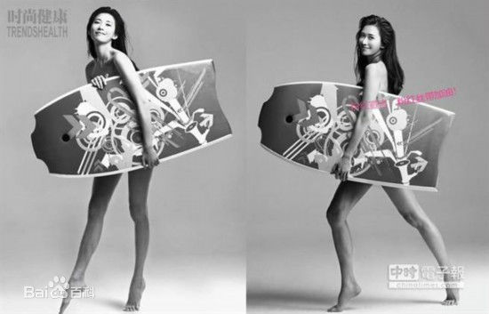 林志玲(Lin Chi-ling)与其设计的环保袋壁纸壁纸