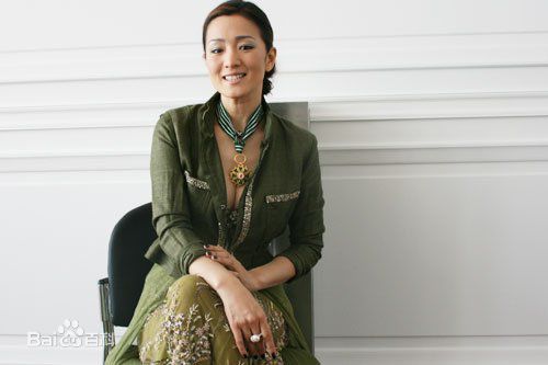 巩俐(Gong Li)出席活动素颜照壁纸